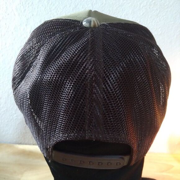 Vintage Ducks Unlimited Green Wing Camouflage Trucker Snap Back Hat - Picture 5 of 10